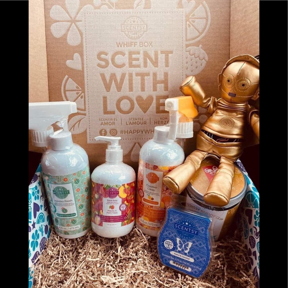 Scentsy month of May Whiff box, over $50 value for $30 +sh & tax